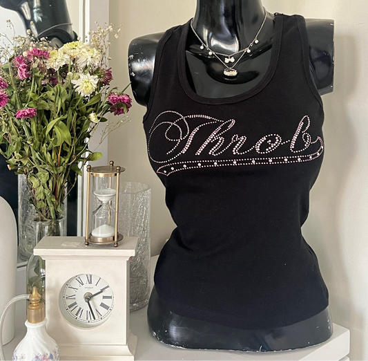 Throb embellished tank