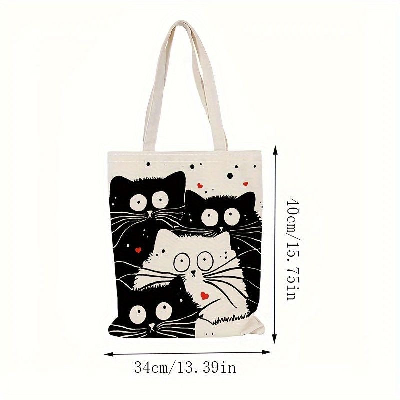 Cute cat tote bag