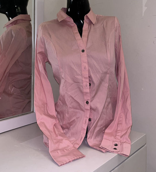 Pink button down