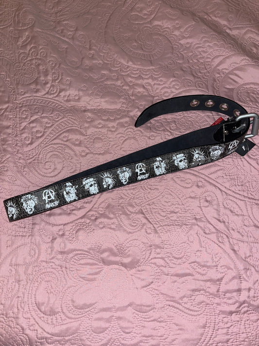 Anarchy skull belt