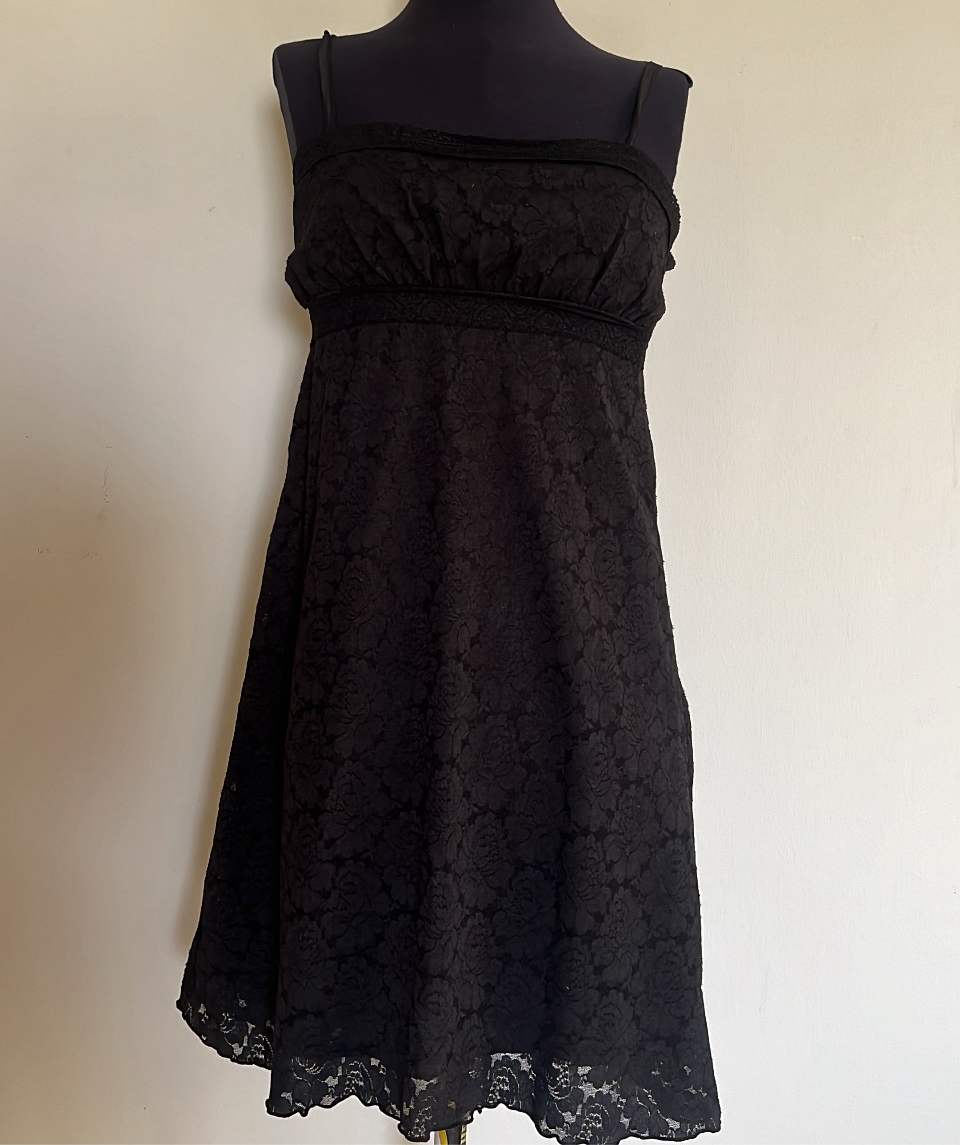 Black Lace mini dress