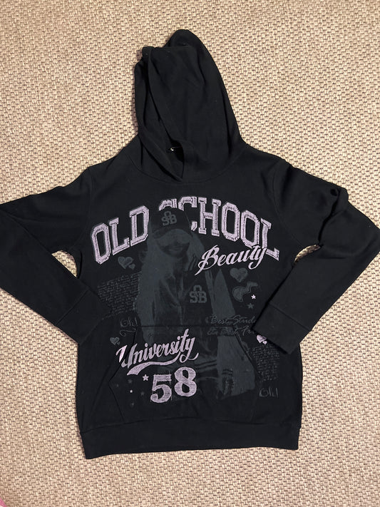 old school hoodie