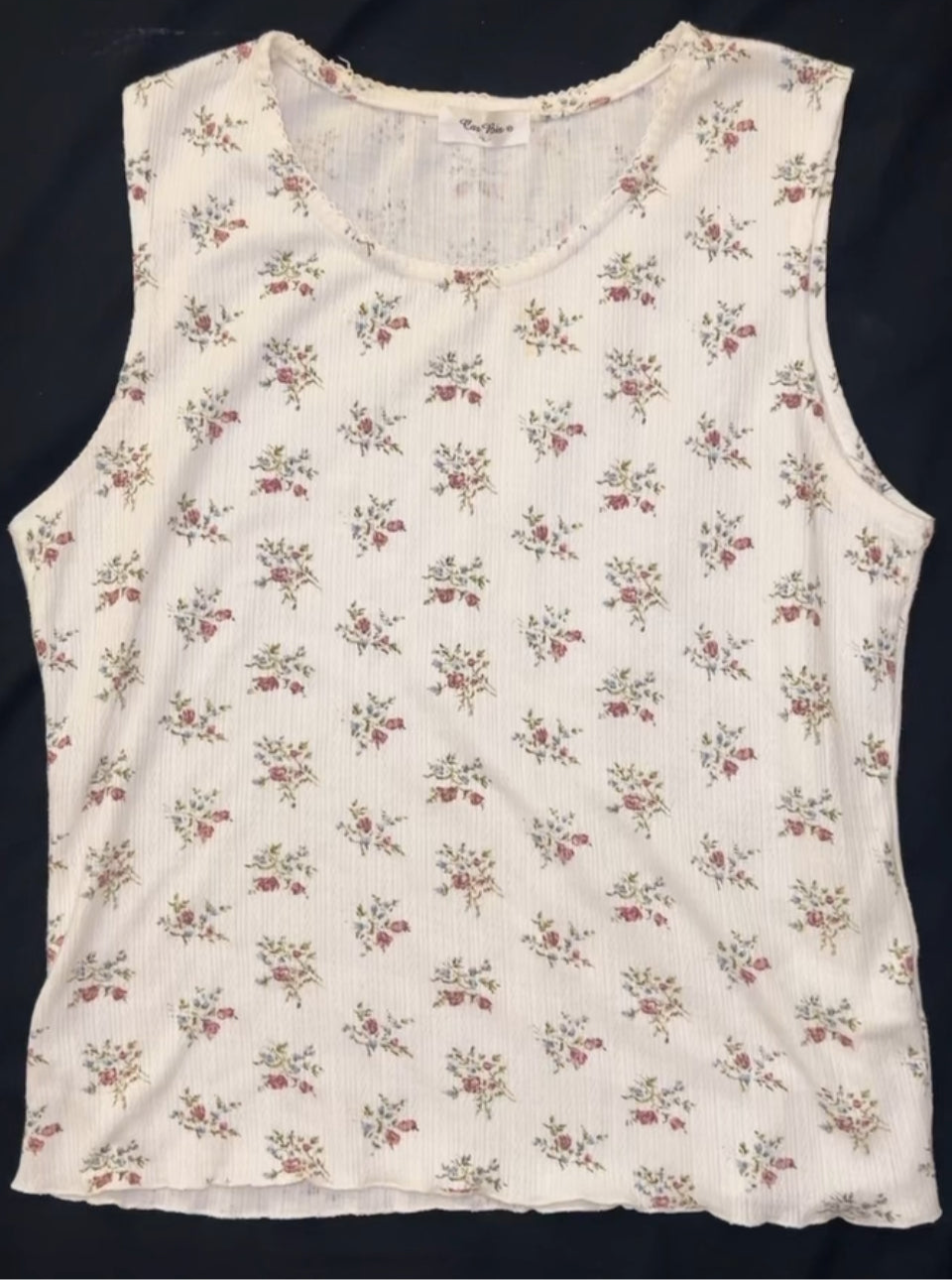 floral dolly tank top