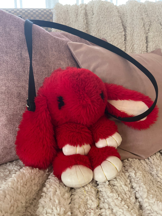 Red bunny bag