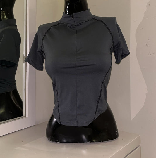 Tight Grey Acubi Top