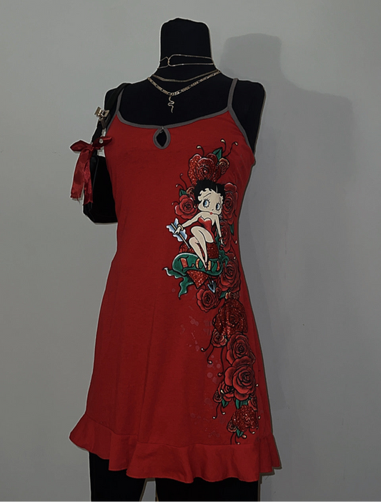 betty boop red dress