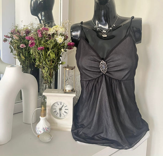 Black Crystal cami