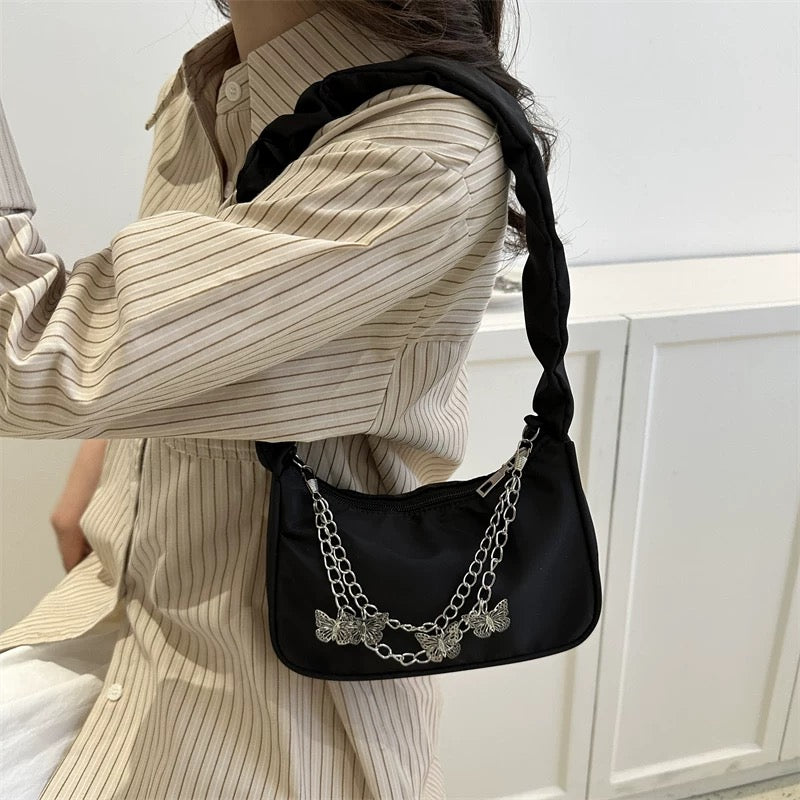 Butterfly shoulder bag