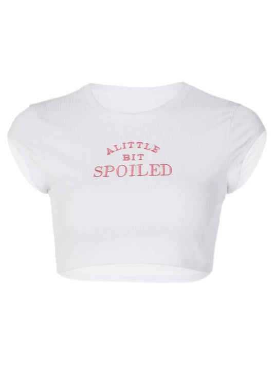 Spoiled crop top (preorder)